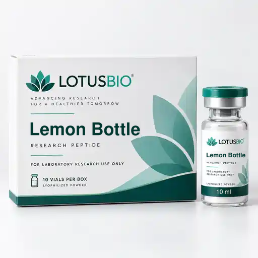 Lemon Bottle research material packaging by LotusBio