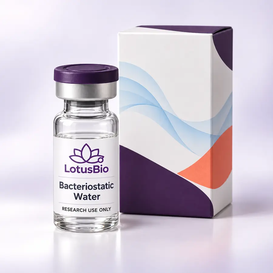 Bacteriostatic Water wholesale research product vial and packaging
