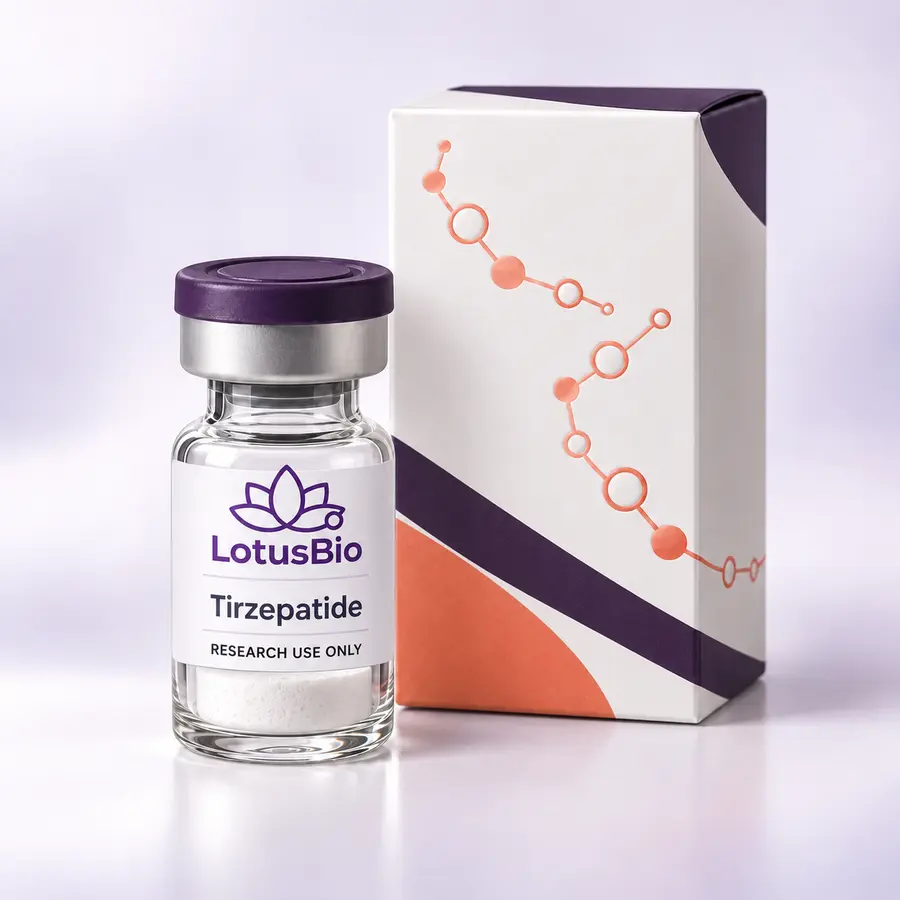 Tirzepatide wholesale research product vial and packaging