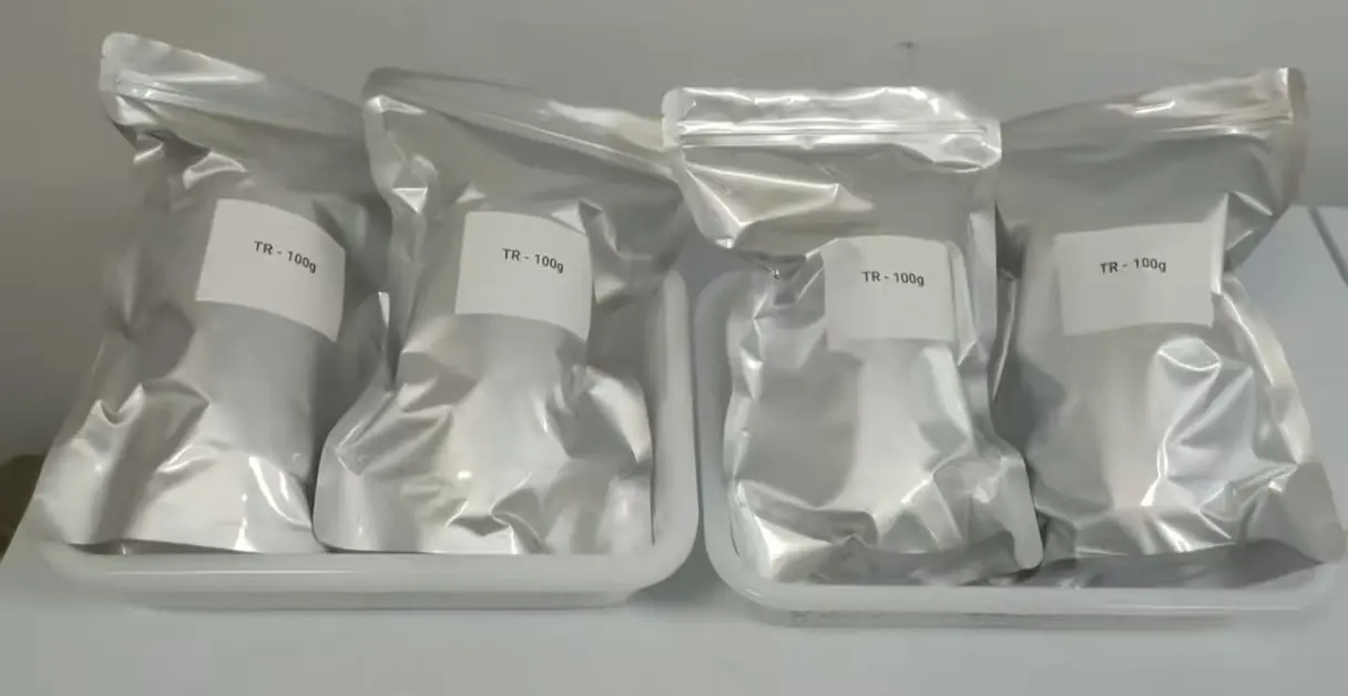 Sealed Tirzepatide raw material containers prepared for storage